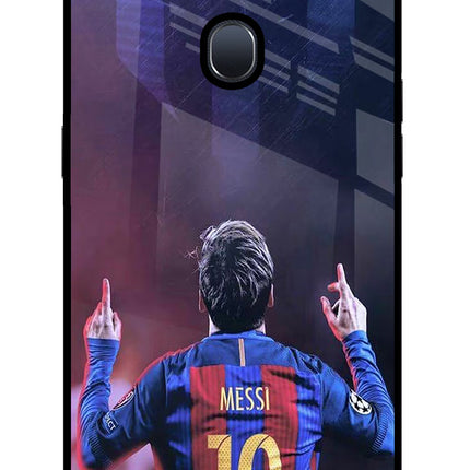Messi Oppo F9/F9 Pro Glass Case Back Cover by Casekaro