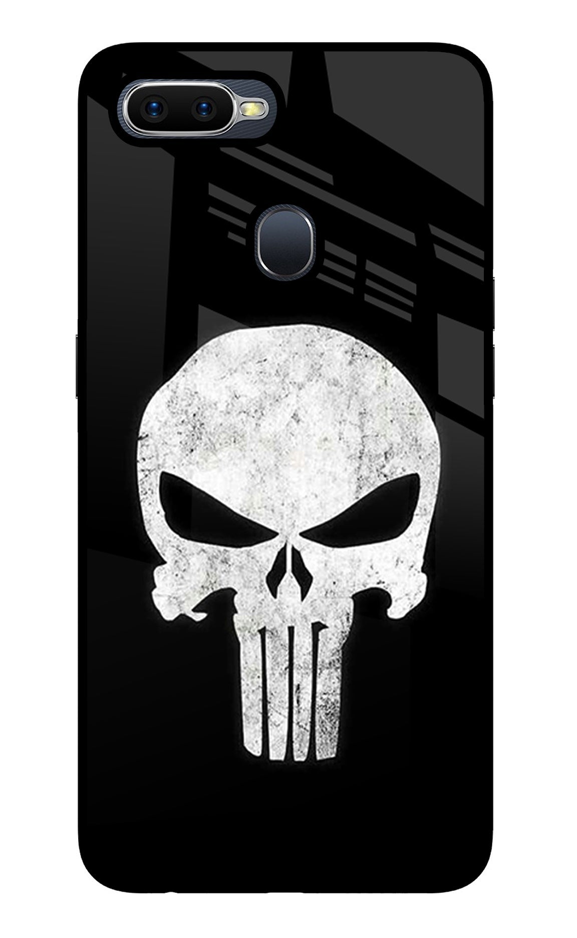 Punisher Skull Oppo F9/F9 Pro Glass Case