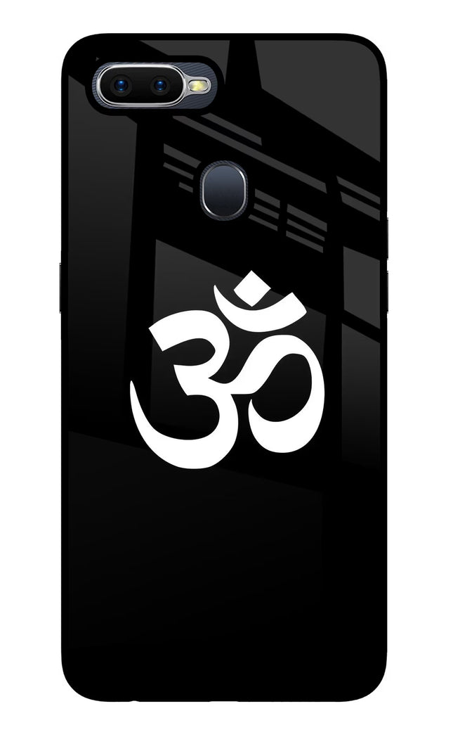 Om Oppo F9/F9 Pro Glass Case Back Cover by Casekaro