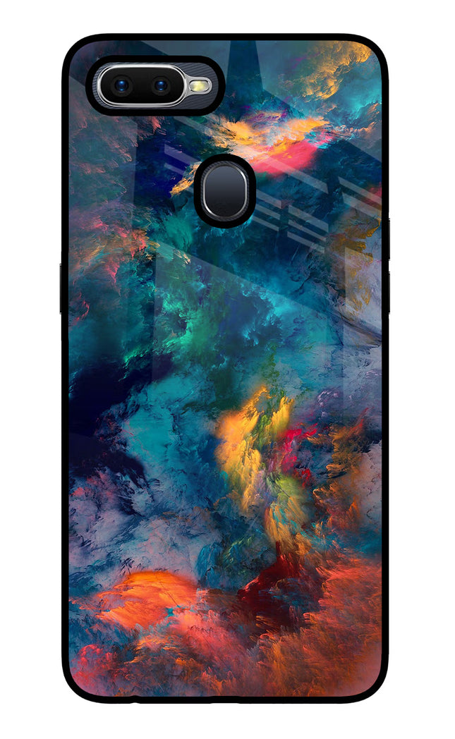 Artwork Paint Oppo F9/F9 Pro Glass Case Back Cover by Casekaro