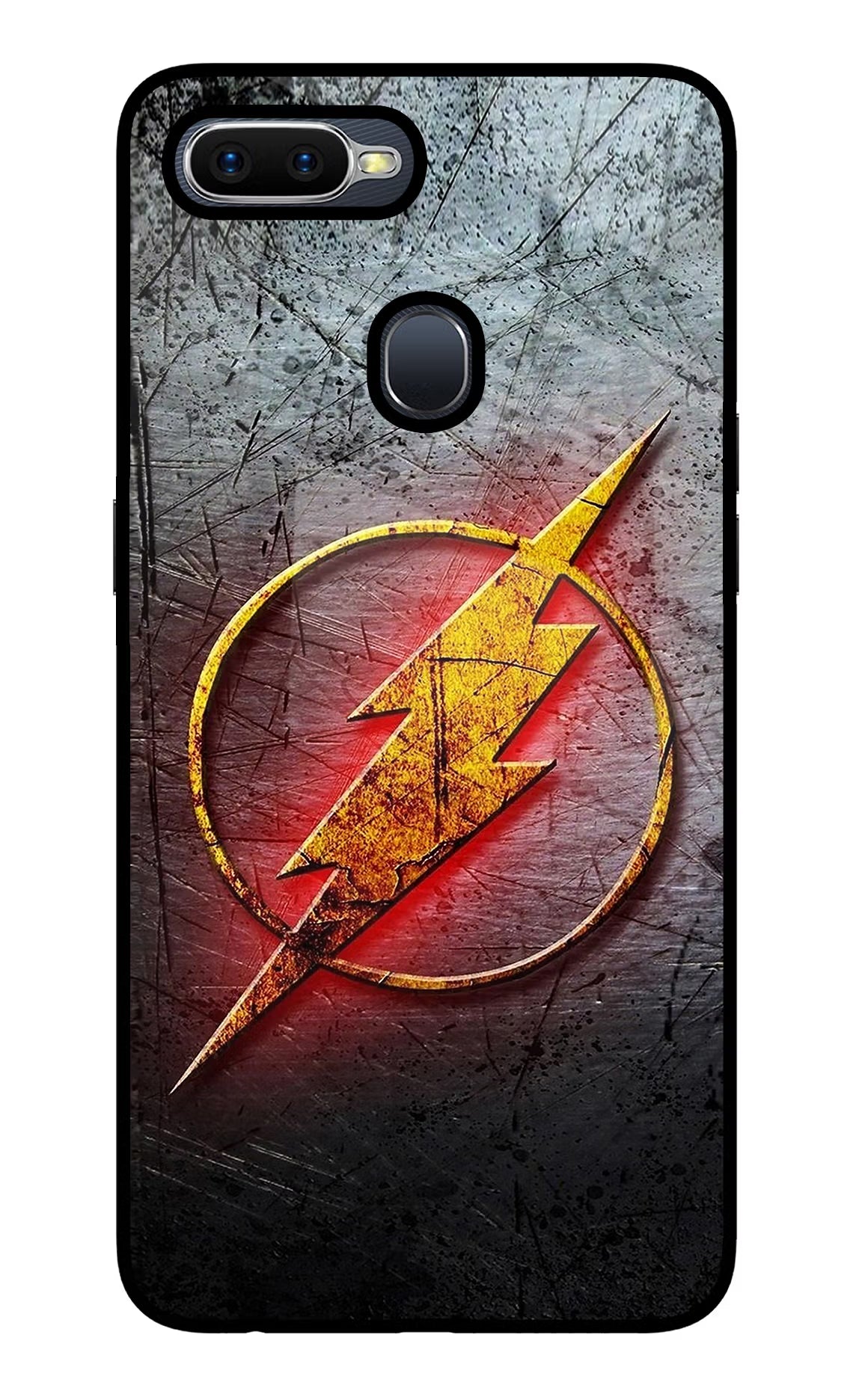 Flash Oppo F9/F9 Pro Glass Case Back Cover by Casekaro
