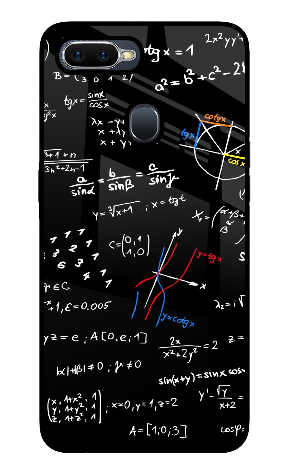 Mathematics Formula Oppo F9/F9 Pro Back Cover