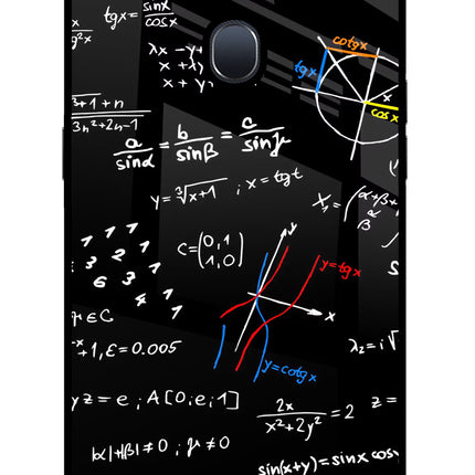 Mathematics Formula Oppo F9/F9 Pro Glass Case Back Cover by Casekaro