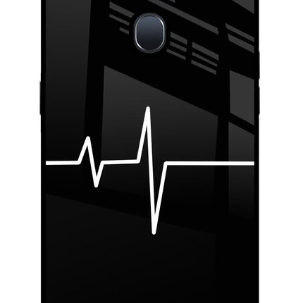 Heart Beats Oppo F9/F9 Pro Glass Case Back Cover by Casekaro