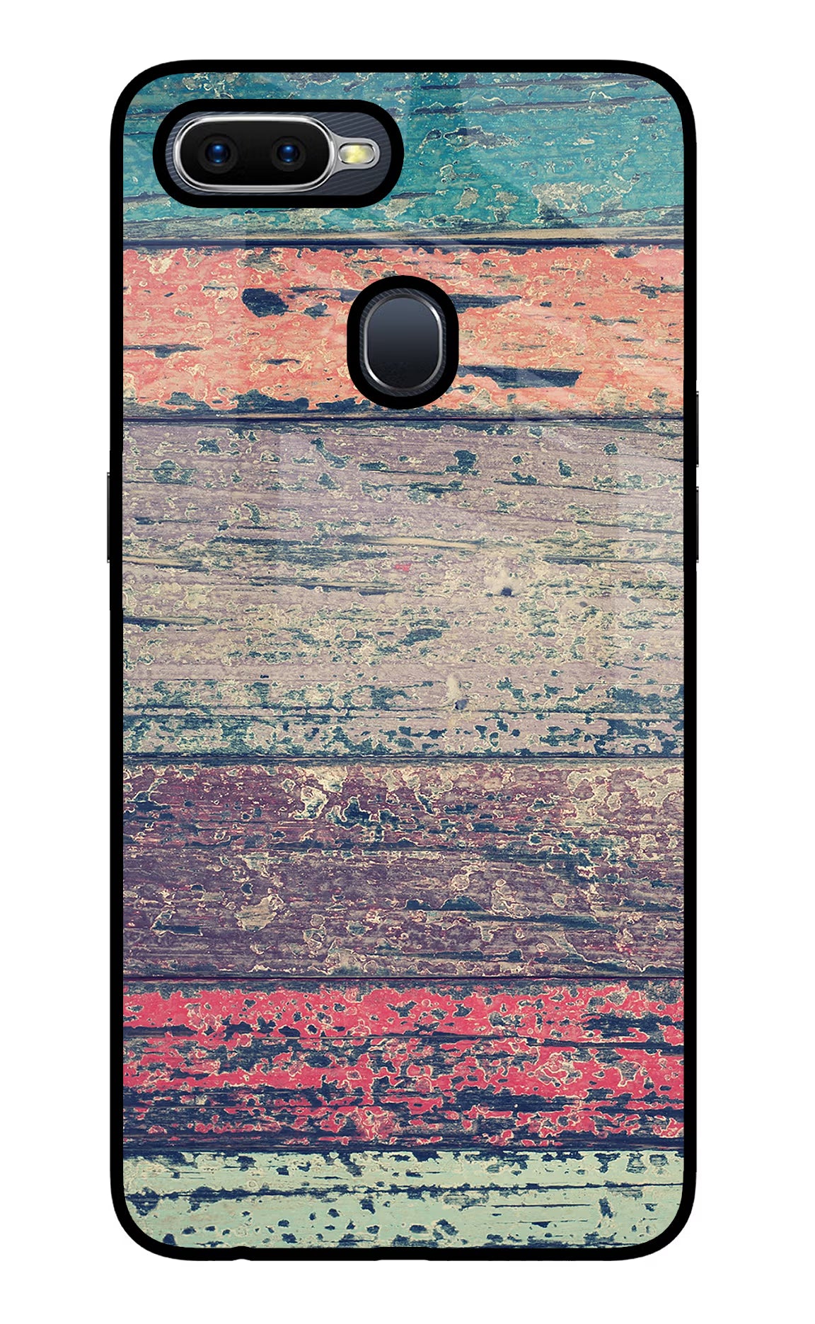 Colourful Wall Oppo F9/F9 Pro Glass Case Back Cover by Casekaro