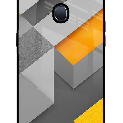 Abstract Oppo F9/F9 Pro Glass Case Back Cover by Casekaro