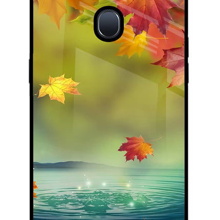 Flowers Oppo F9/F9 Pro Glass Case Back Cover by Casekaro