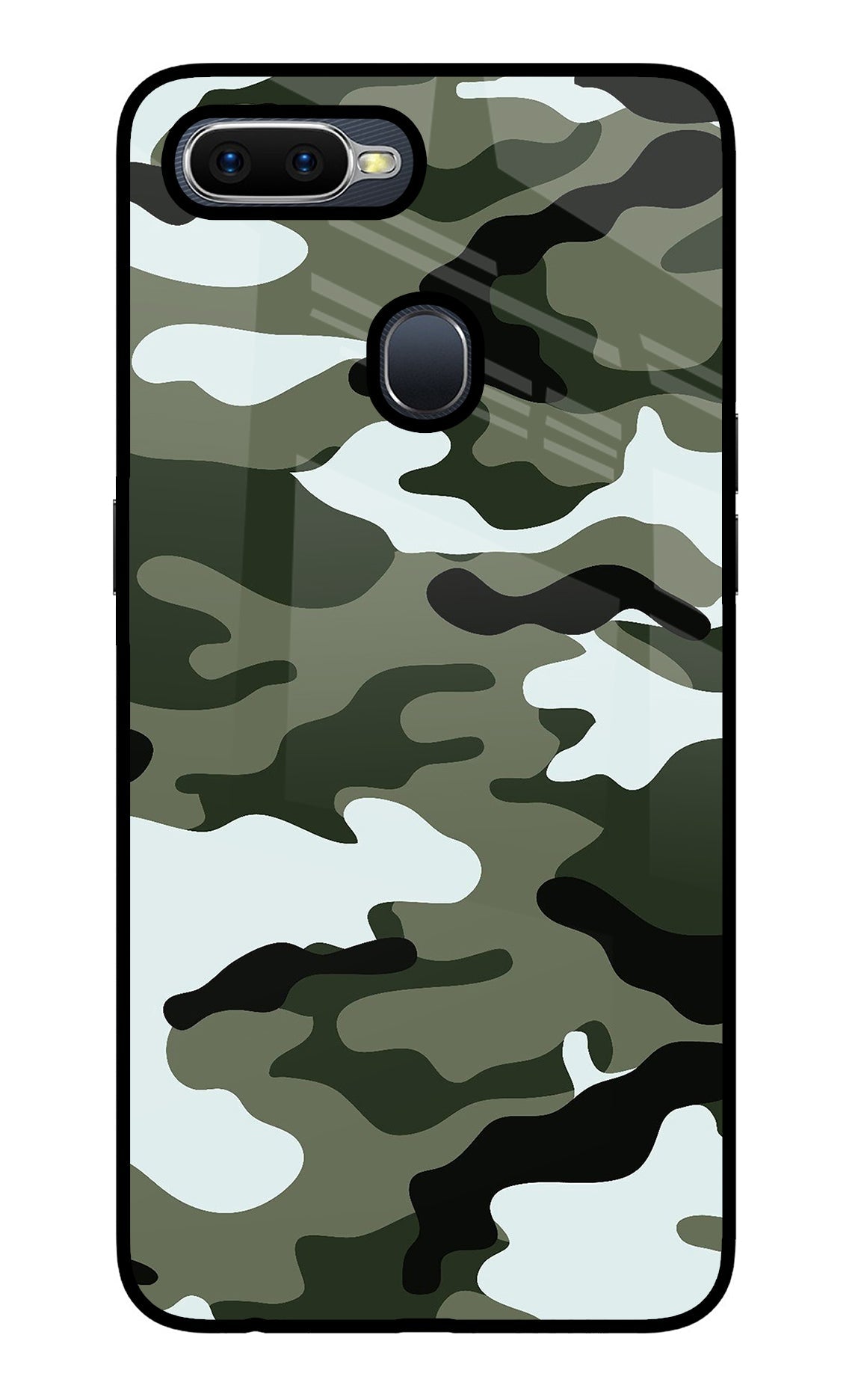 Camouflage Oppo F9/F9 Pro Back Cover