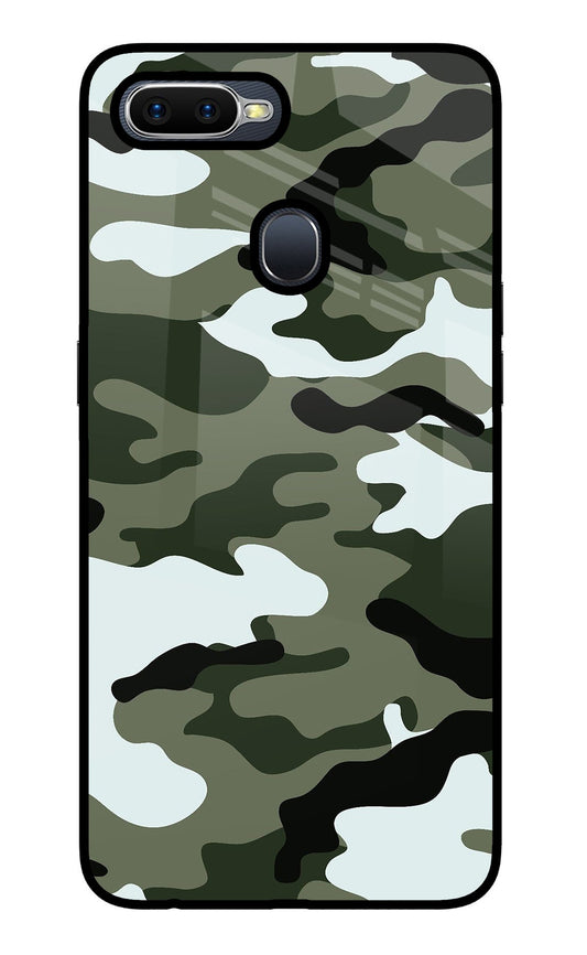 Camouflage Oppo F9/F9 Pro Glass Case