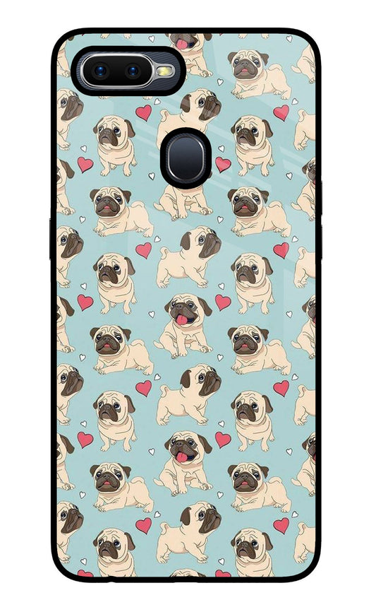 Pug Dog Oppo F9/F9 Pro Glass Case