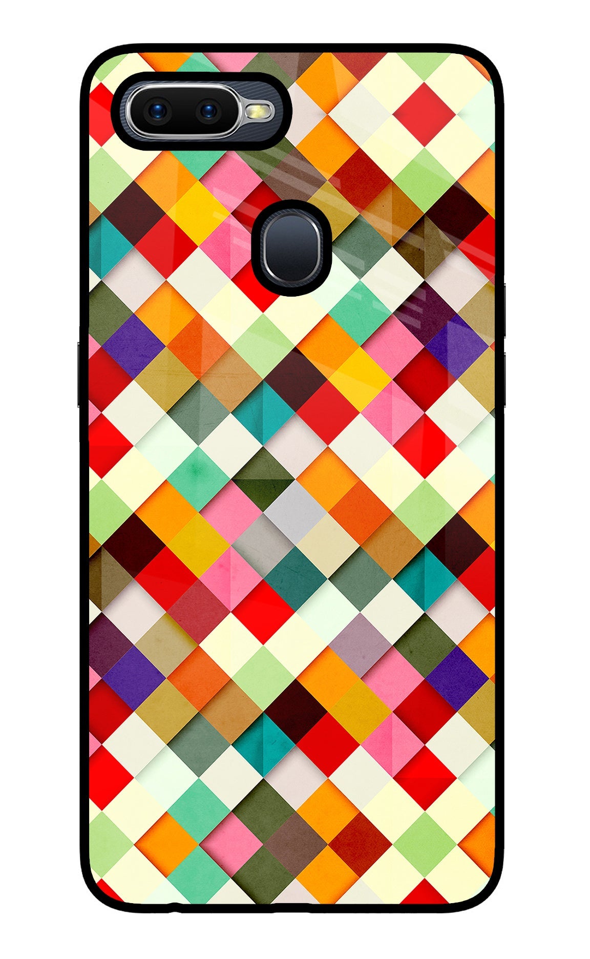 Geometric Abstract Colorful Oppo F9/F9 Pro Back Cover