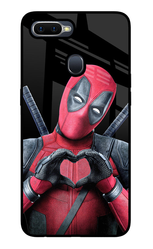 Deadpool Oppo F9/F9 Pro Glass Case