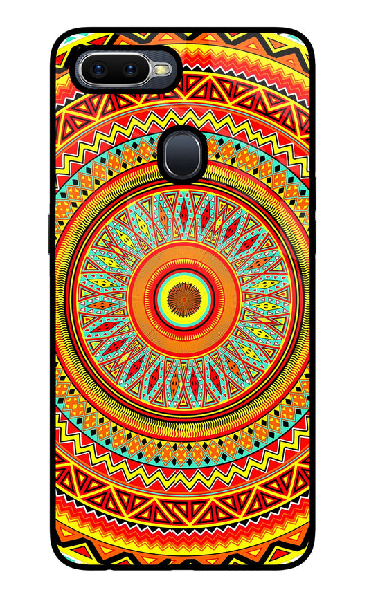 Mandala Pattern Oppo F9/F9 Pro Glass Case