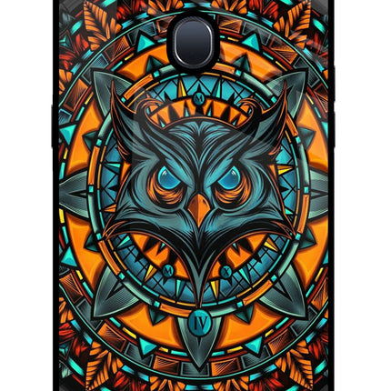 Angry Owl Art Oppo F9/F9 Pro Glass Case Back Cover by Casekaro