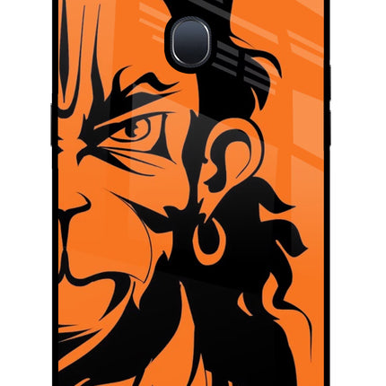 Hanuman Oppo F9/F9 Pro Glass Case Back Cover by Casekaro