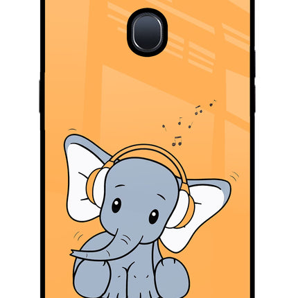 High On Music Oppo F9/F9 Pro Glass Case Back Cover by Casekaro