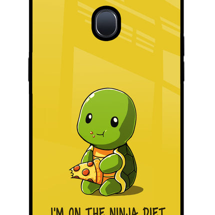 I'm on Ninja Diet Oppo F9/F9 Pro Glass Case Back Cover by Casekaro