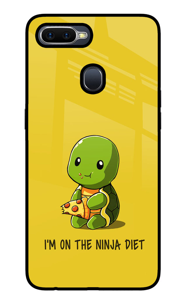 I'm on Ninja Diet Oppo F9/F9 Pro Glass Case Back Cover by Casekaro