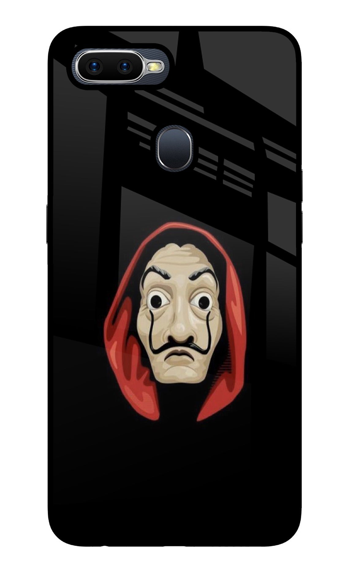 Money Heist Oppo F9/F9 Pro Glass Case