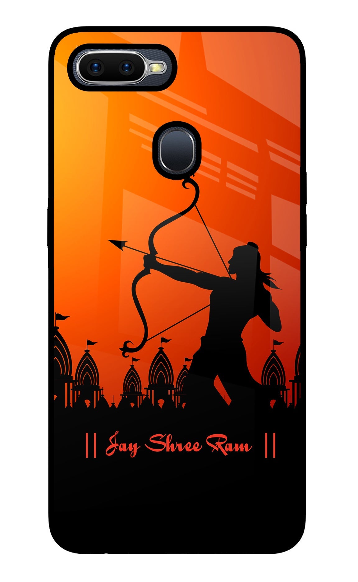 Lord Ram - 4 Oppo F9/F9 Pro Glass Case