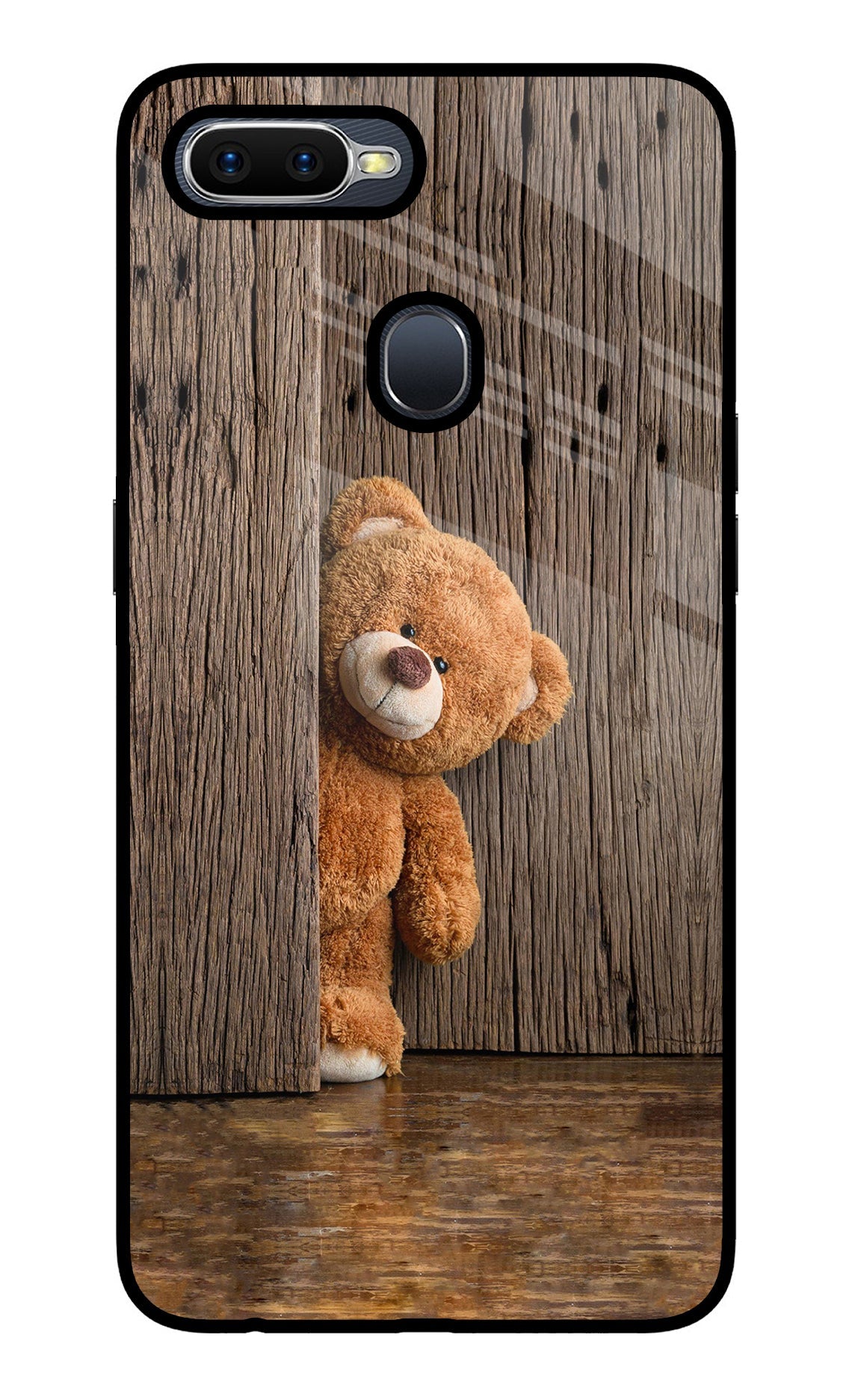 Teddy Wooden Oppo F9/F9 Pro Back Cover