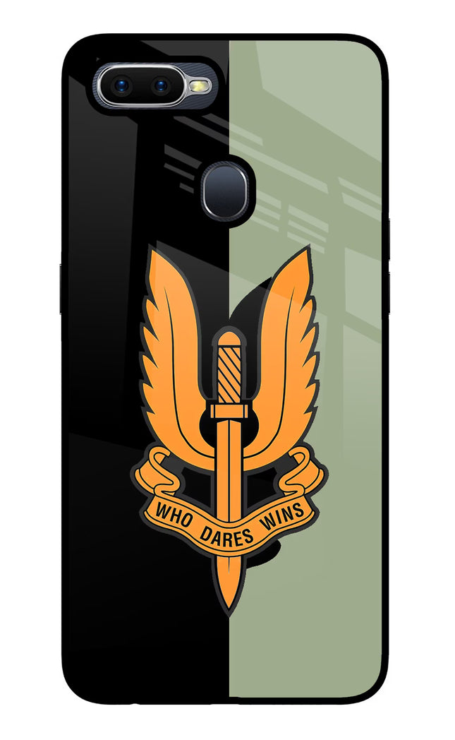 Balidan Logo Oppo F9/F9 Pro Glass Case Back Cover by Casekaro