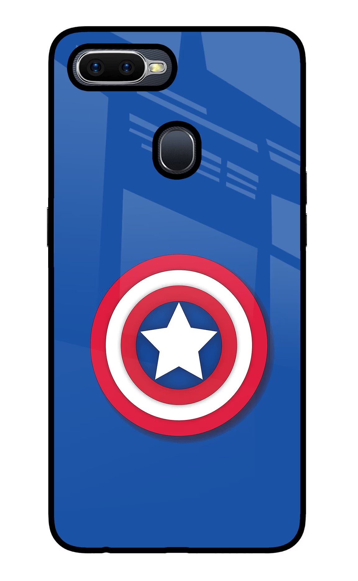 Shield Oppo F9/F9 Pro Glass Case Back Cover by Casekaro