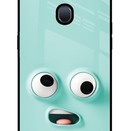 Funny Cartoon Oppo F9/F9 Pro Glass Case Back Cover by Casekaro