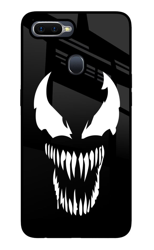 Venom Oppo F9/F9 Pro Glass Case Back Cover by Casekaro