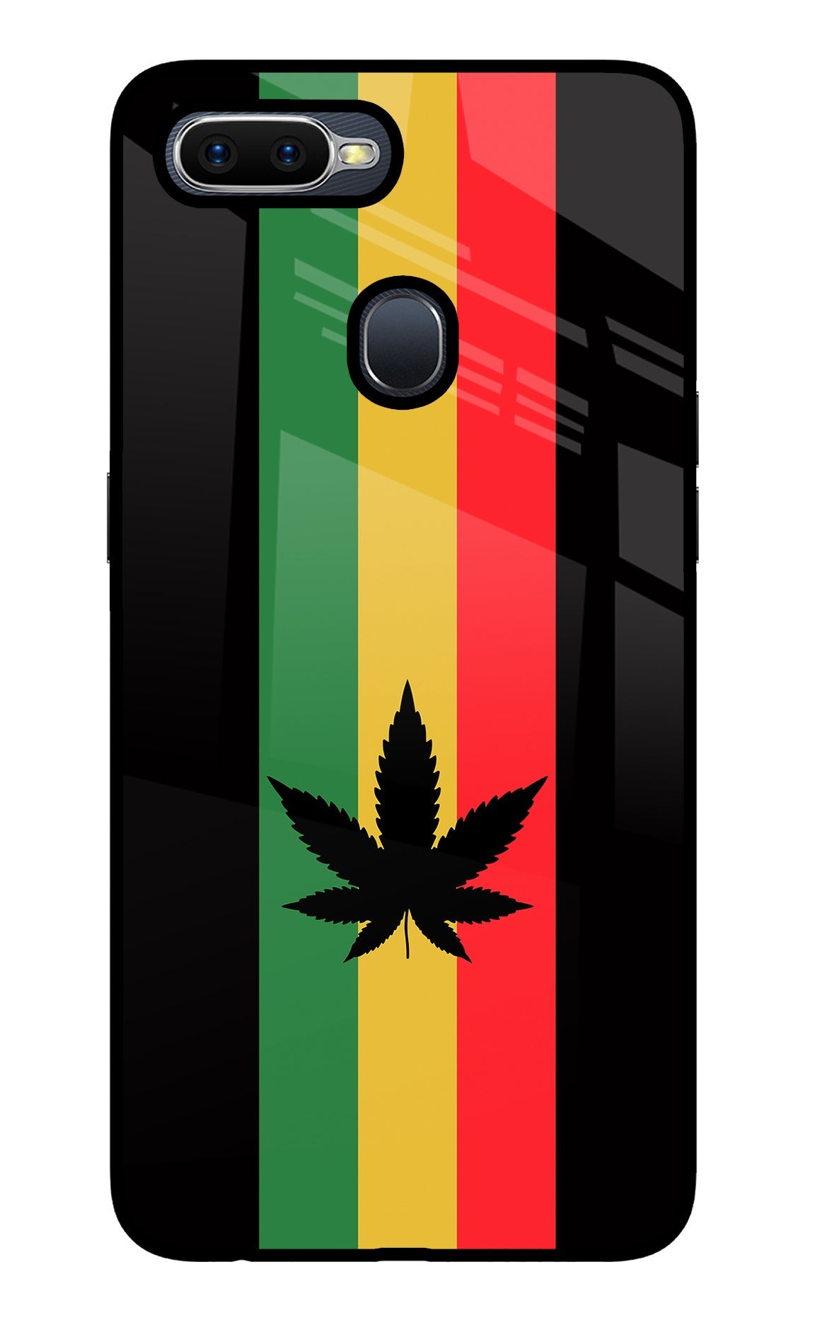 Weed Flag Oppo F9/F9 Pro Back Cover