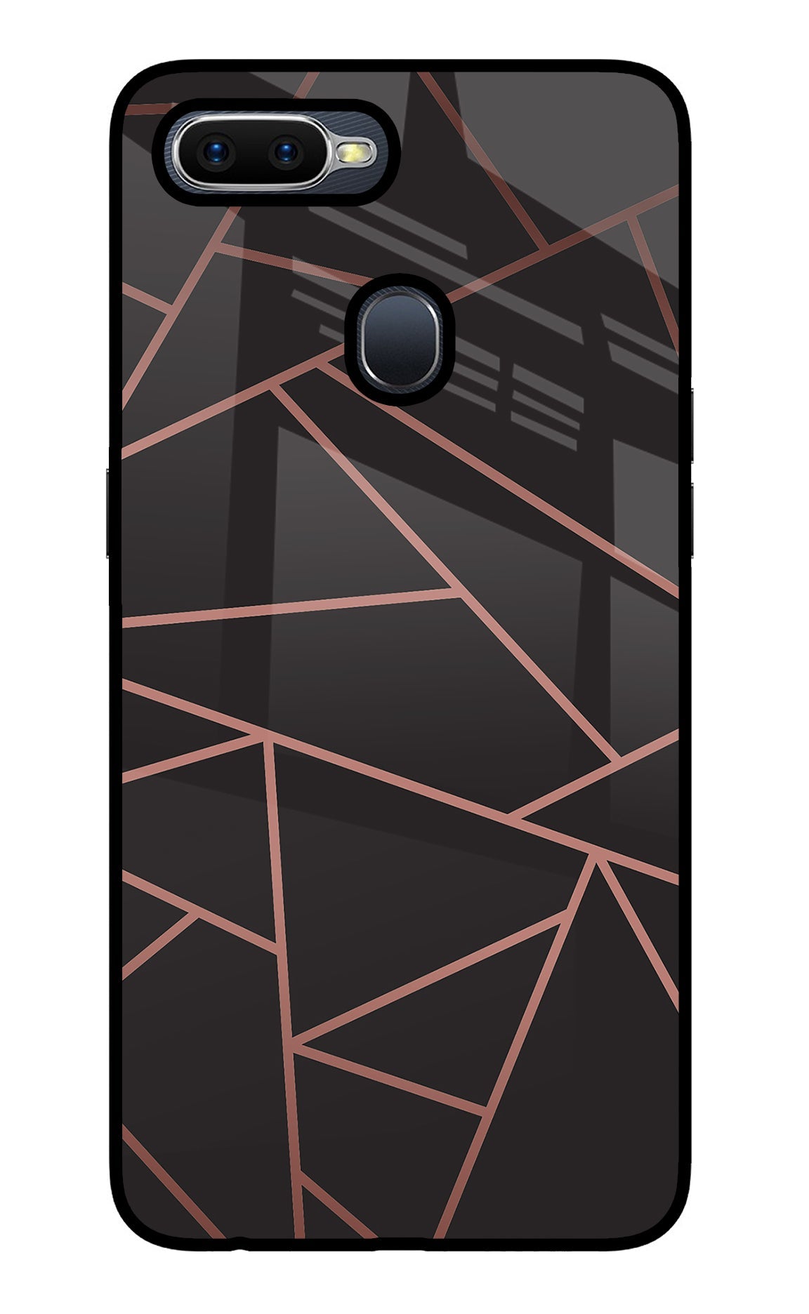 Geometric Pattern Oppo F9/F9 Pro Back Cover