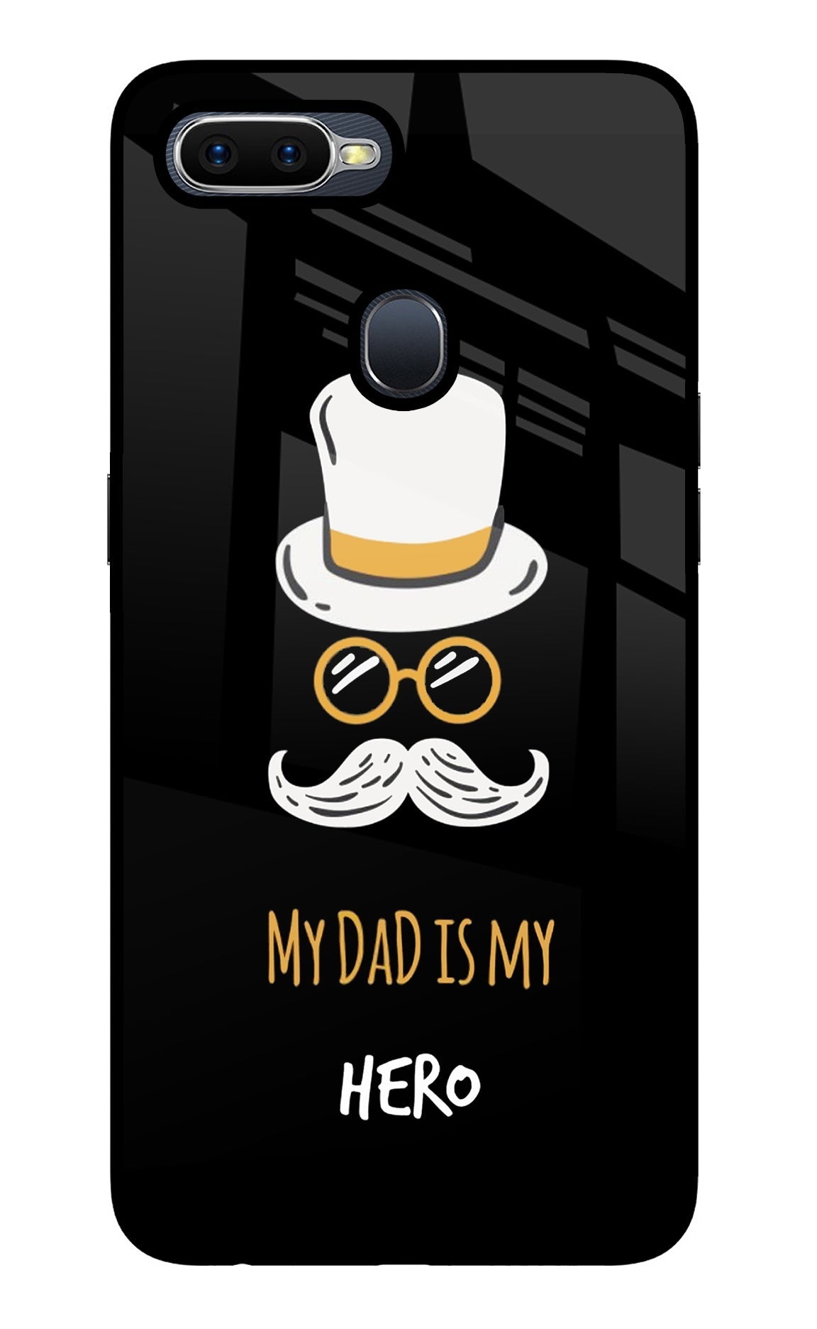 My Dad Is My Hero Oppo F9/F9 Pro Glass Case