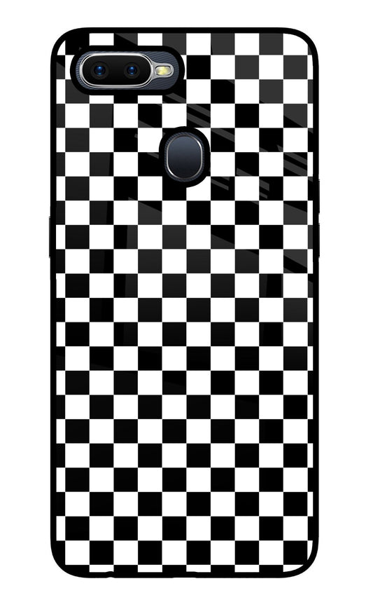 Chess Board Oppo F9/F9 Pro Glass Case