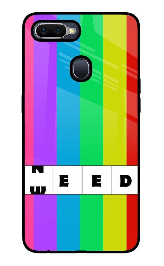 Need Weed Oppo F9/F9 Pro Glass Case