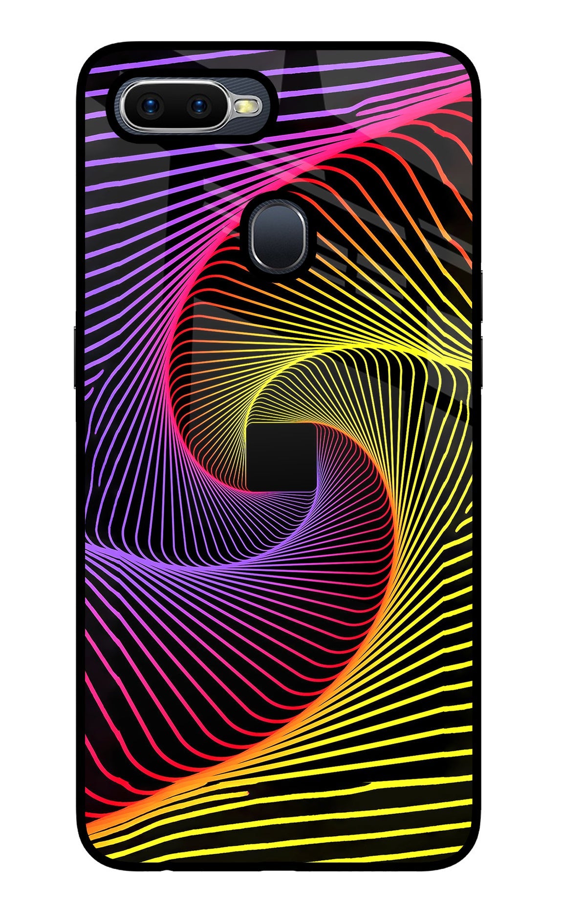 Colorful Strings Oppo F9/F9 Pro Glass Case