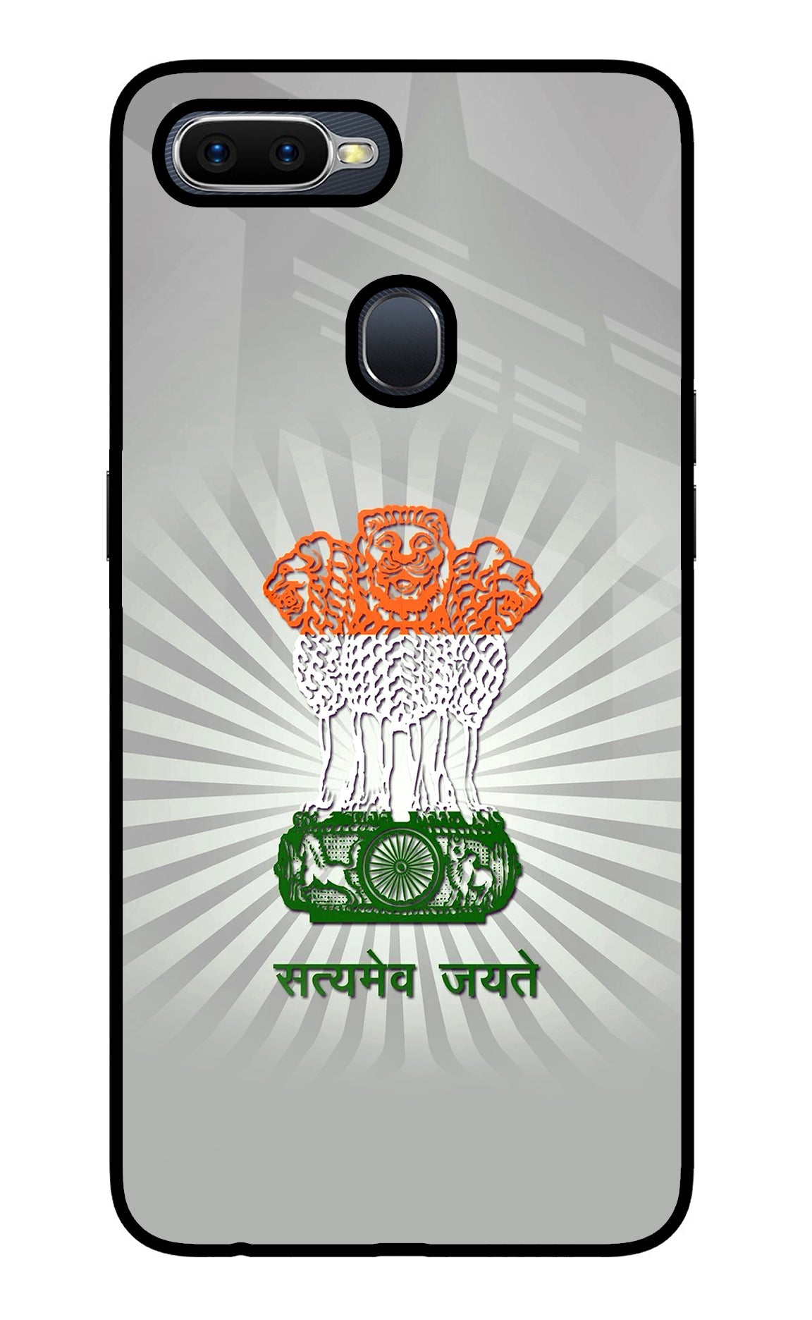 Satyamev Jayate Art Oppo F9/F9 Pro Glass Case