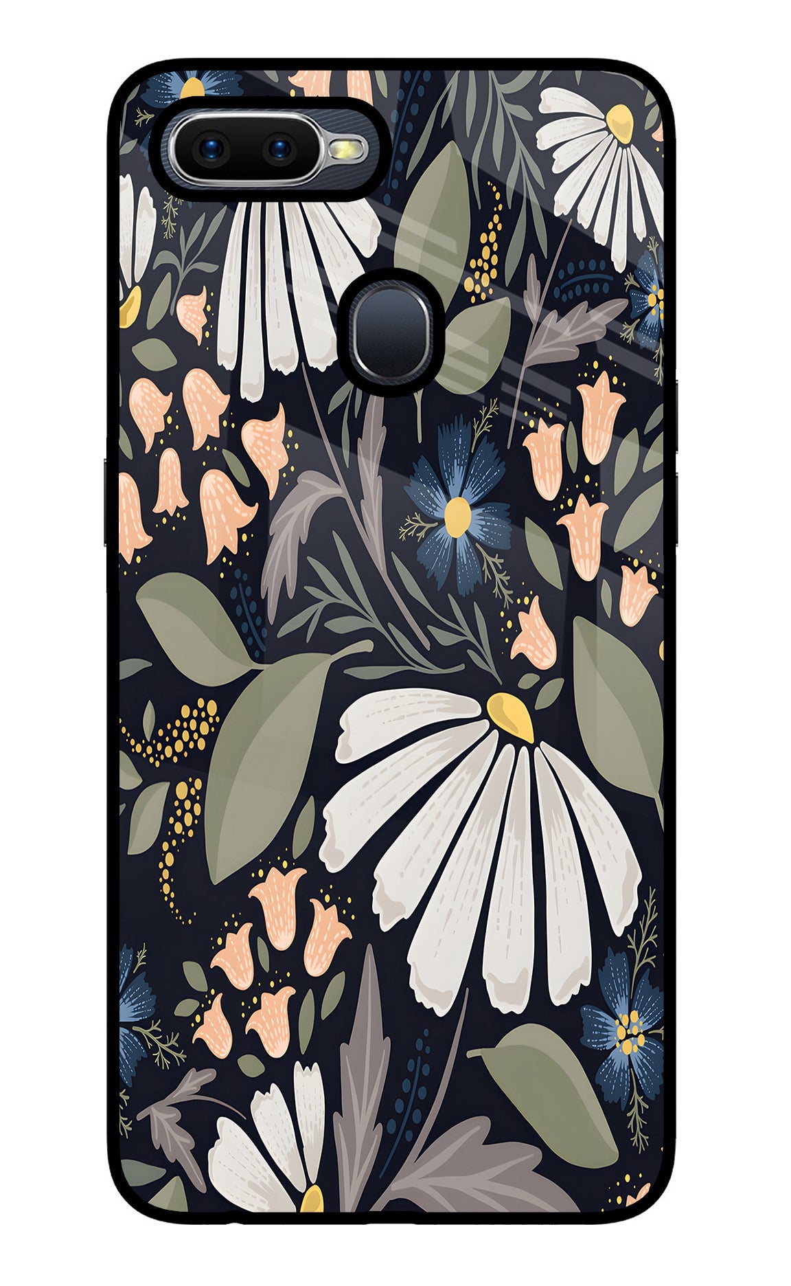 Flowers Art Oppo F9/F9 Pro Back Cover