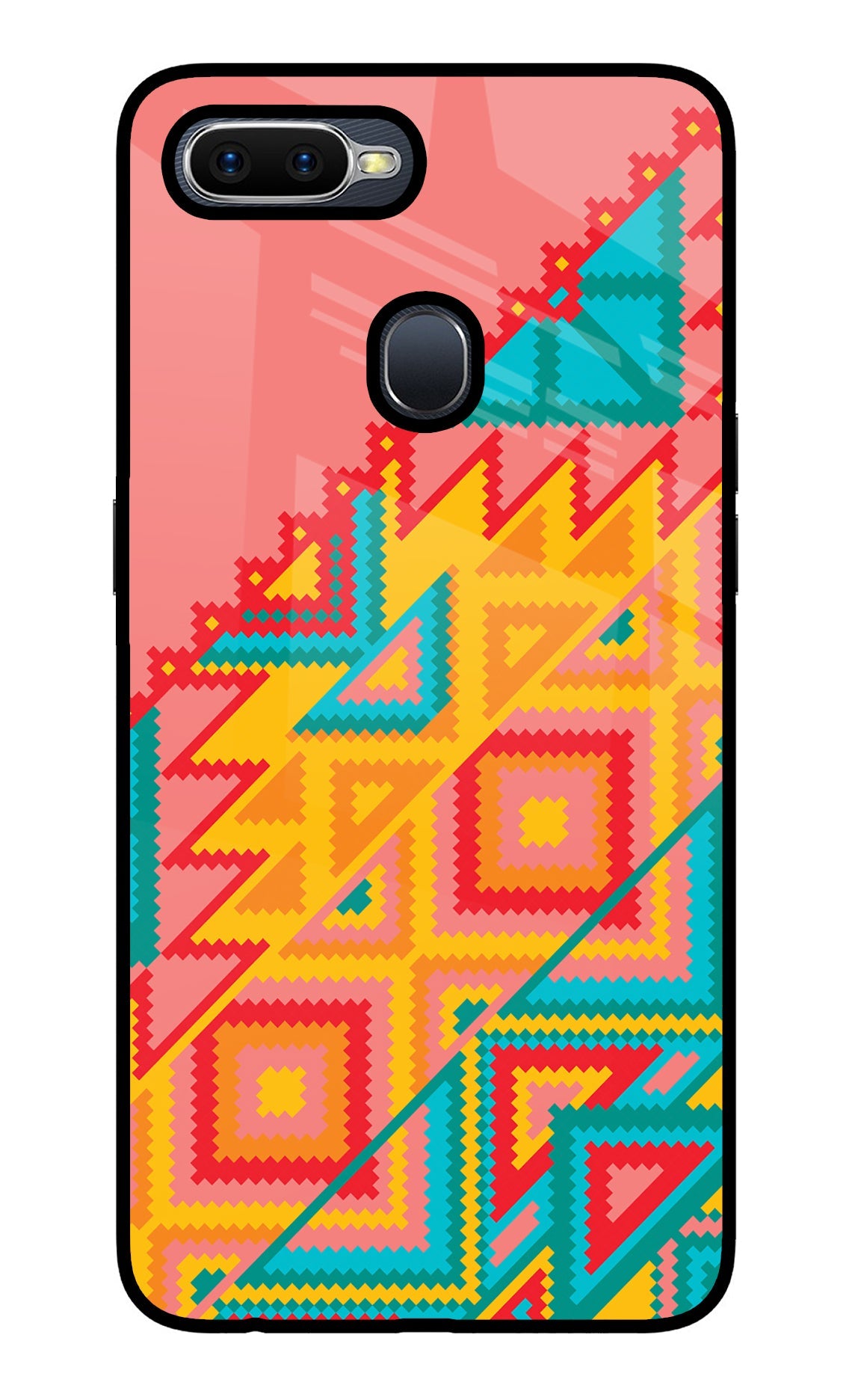 Aztec Tribal Oppo F9/F9 Pro Glass Case