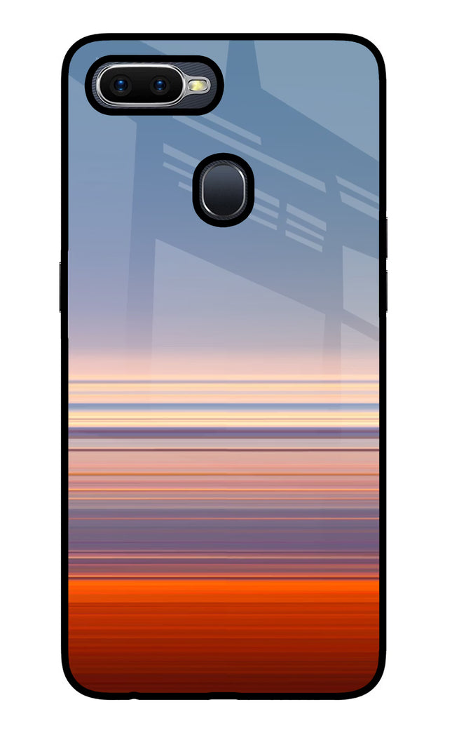 Morning Colors Oppo F9/F9 Pro Glass Case Back Cover by Casekaro
