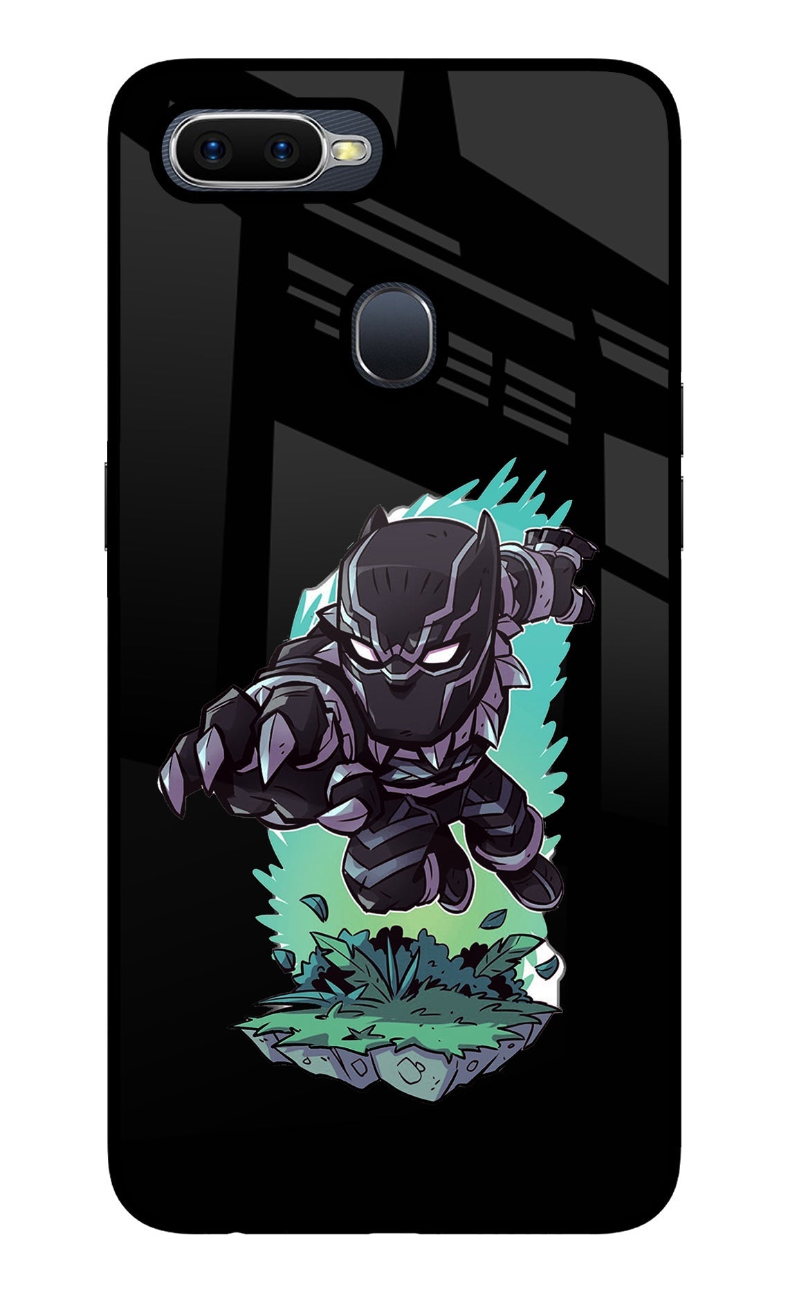 Black Panther Oppo F9/F9 Pro Back Cover