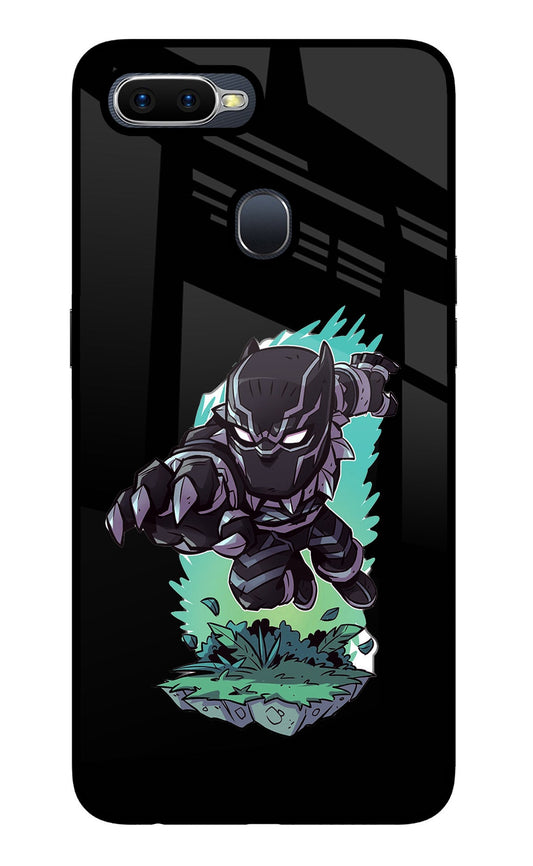 Black Panther Oppo F9/F9 Pro Glass Case