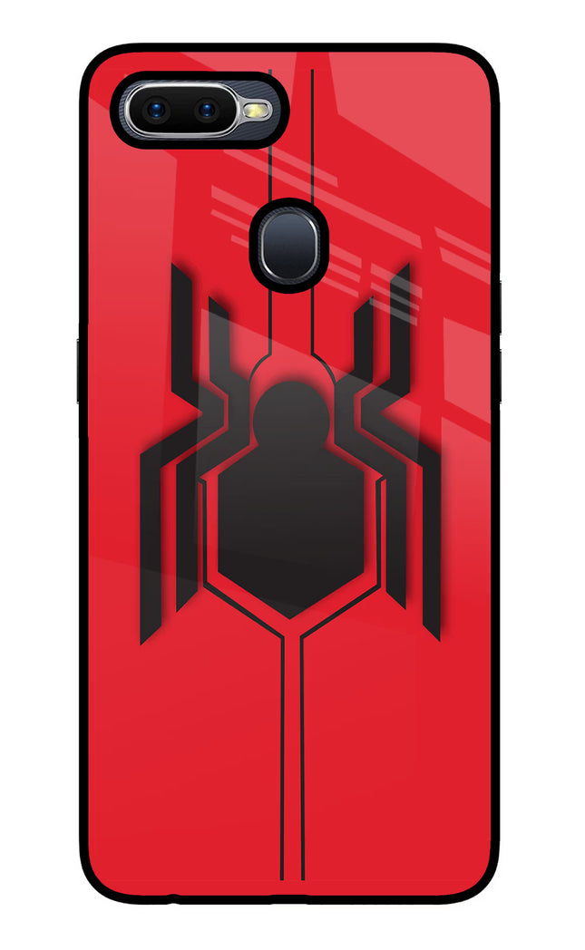 Spider Oppo F9/F9 Pro Glass Case Back Cover by Casekaro