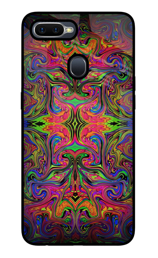 Psychedelic Art Oppo F9/F9 Pro Glass Case