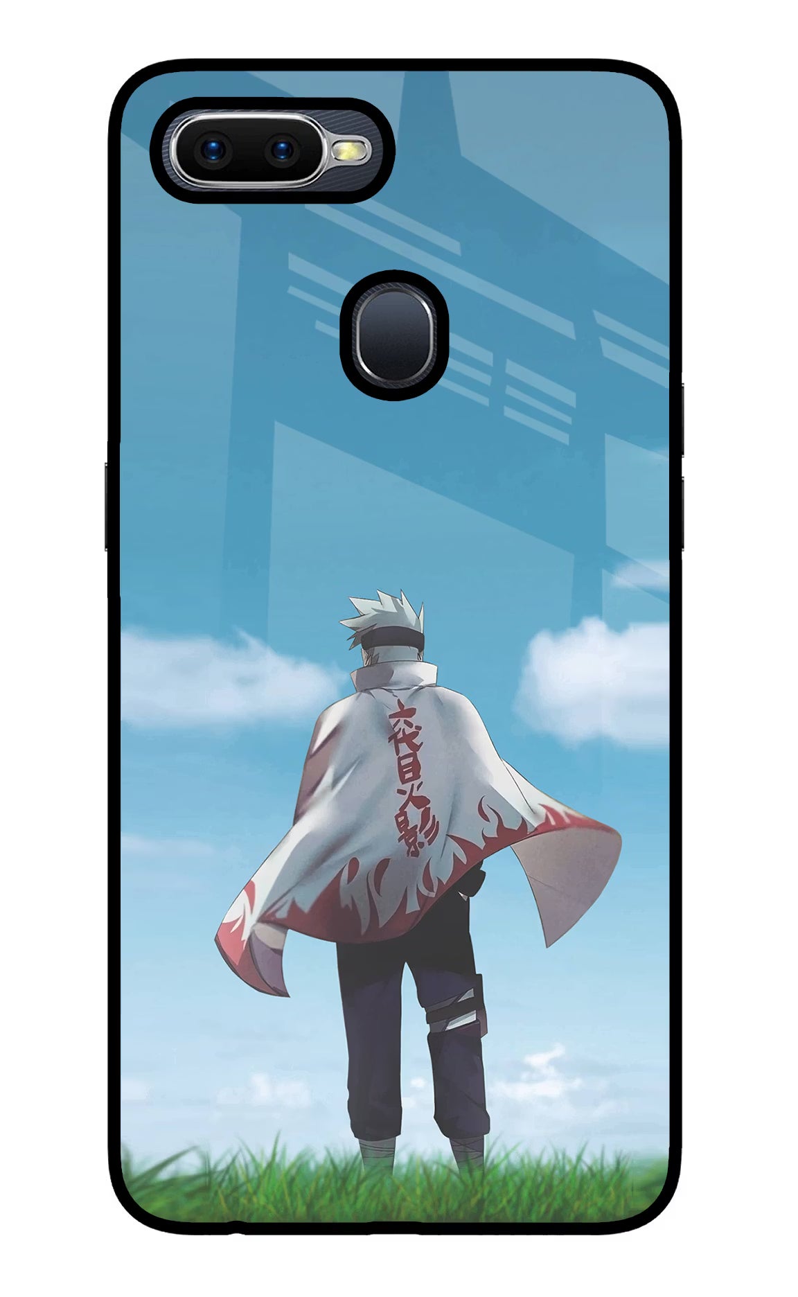 Kakashi Oppo F9/F9 Pro Glass Case Back Cover by Casekaro