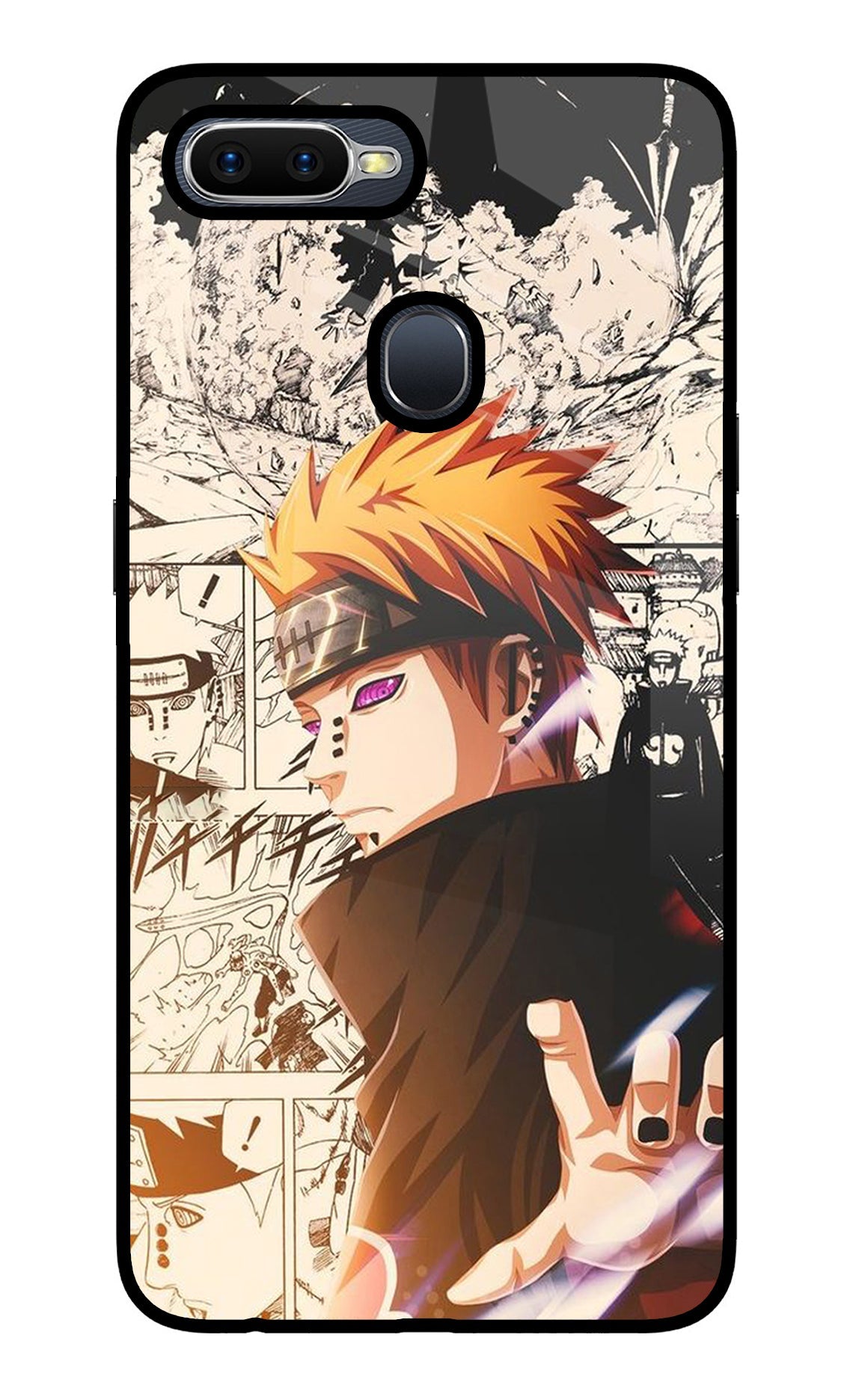 Pain Anime Oppo F9/F9 Pro Glass Case