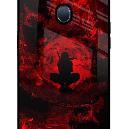 Itachi Uchiha Oppo F9/F9 Pro Glass Case Back Cover by Casekaro
