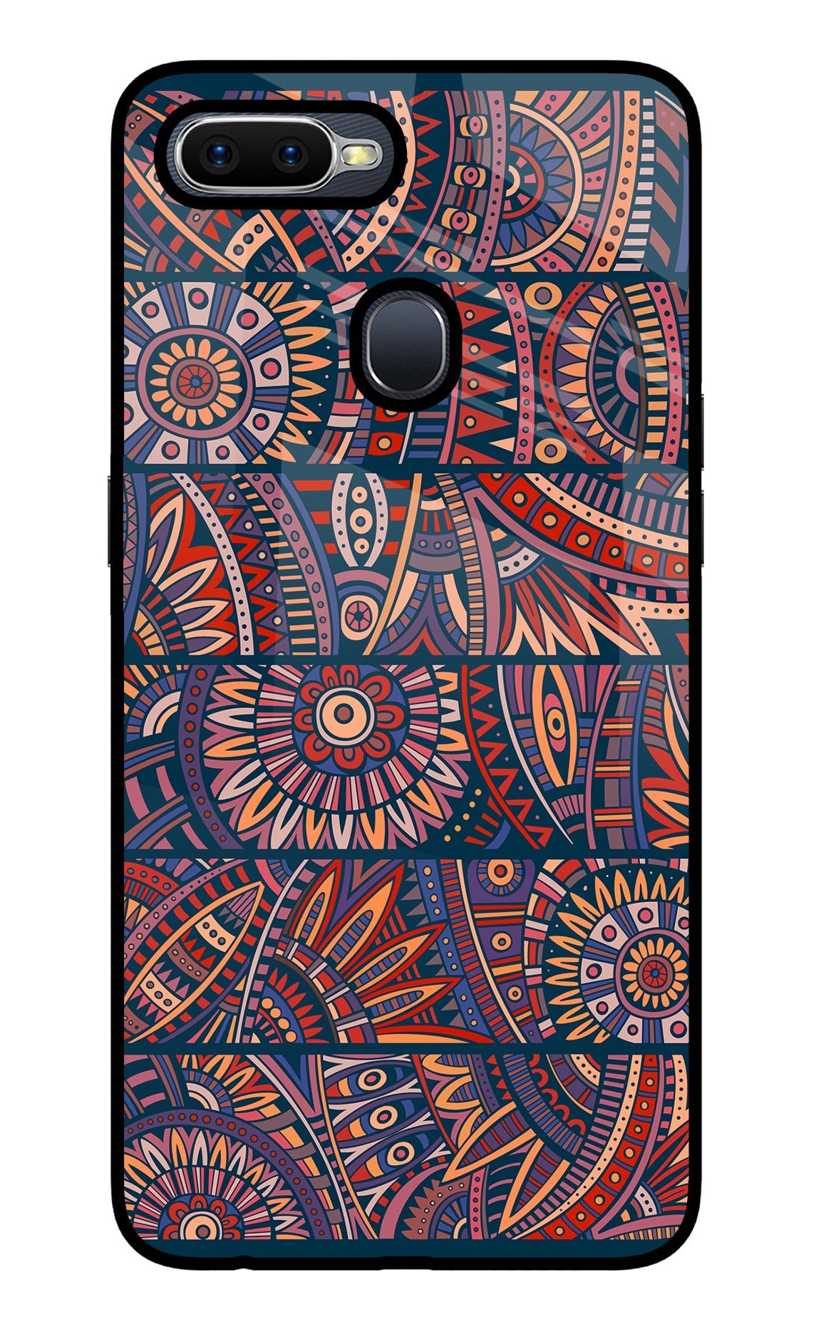 African Culture Design Oppo F9/F9 Pro Glass Case
