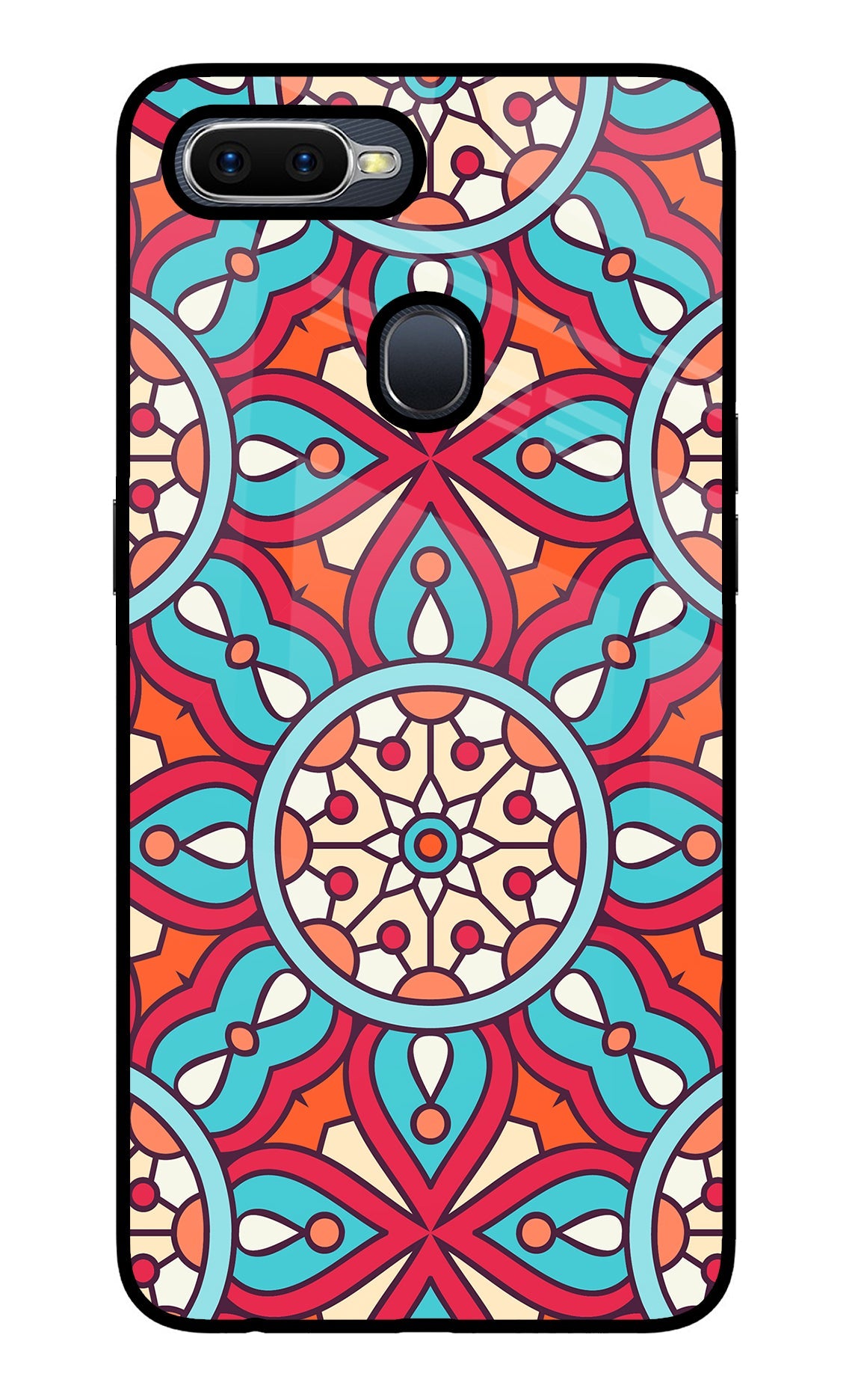 Mandala Geometric Oppo F9/F9 Pro Back Cover