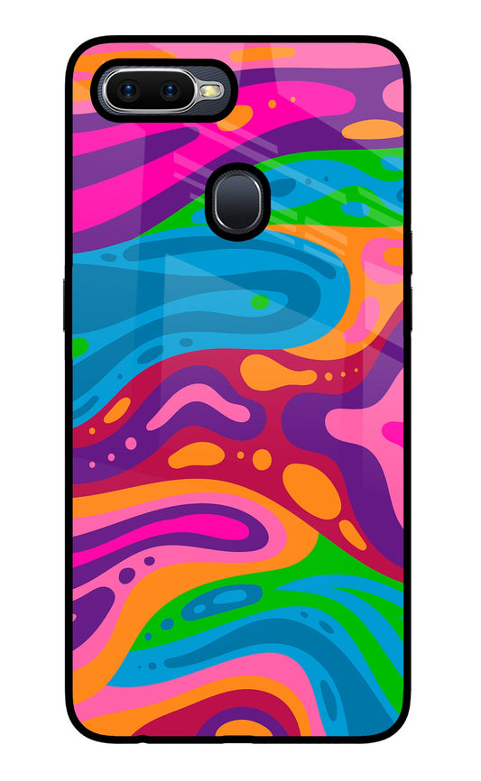 Trippy Pattern Oppo F9/F9 Pro Glass Case