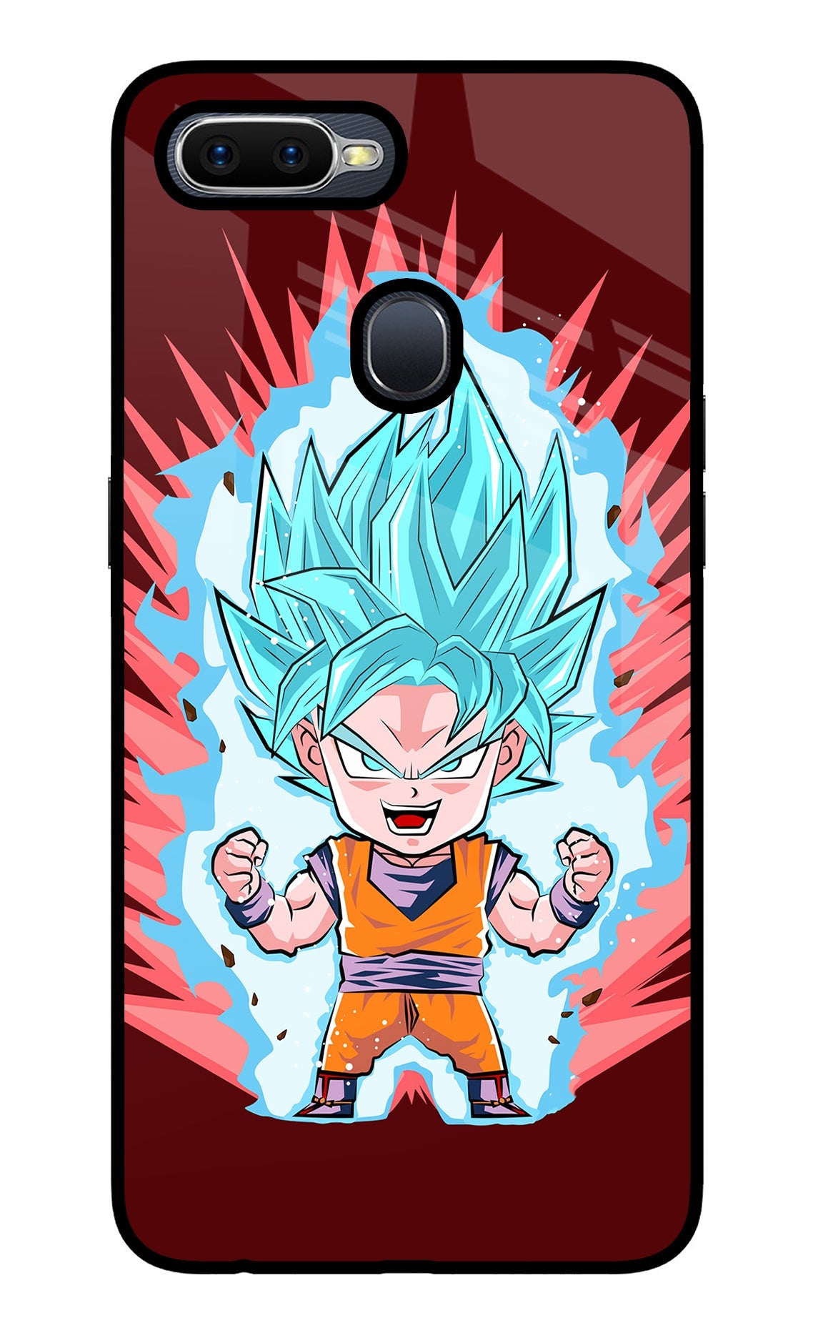 Goku Little Oppo F9/F9 Pro Glass Case